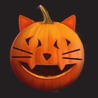 Halloween T  Shirt Pumpkin The Cat T  Shirt T-shirt | Artistshot