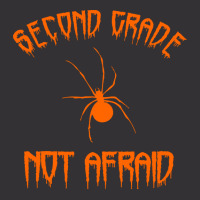 Halloween T  Shirt Second Grade Halloween 2nd Grade Not Afraid Spider Vintage Short | Artistshot