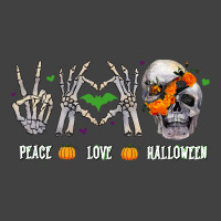 Funny Halloween Gift T  Shirt Skeleton Peace Love Halloween T  Shirt Vintage T-shirt | Artistshot