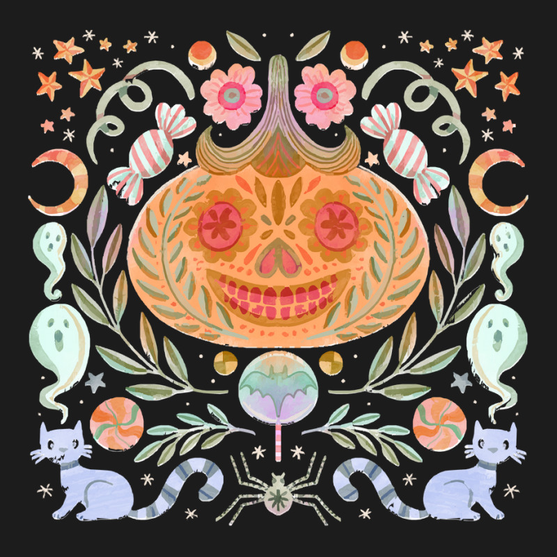 Halloween T  Shirt Sugarskull Pumpkin T  Shirt Hoodie & Jogger Set | Artistshot