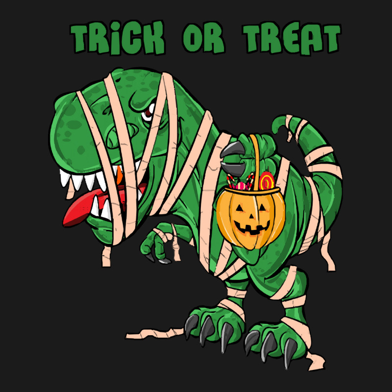 Halloween T  Shirthalloween Dinosaur T Rex Mummy Pumpkin T R I C K O R Full-length Apron | Artistshot