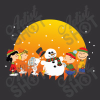 Snowman With Friends Vintage Hoodie | Artistshot