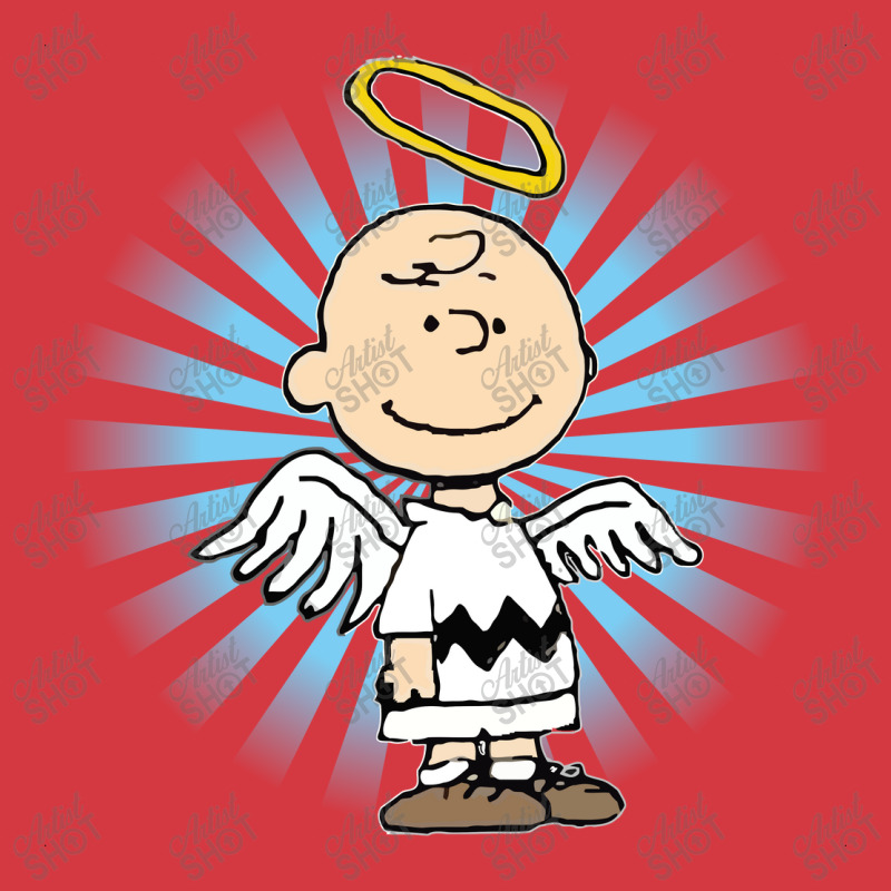 Funny Charlie Brown Angel Men's Polo Shirt | Artistshot