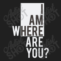 I Am  Where Are You Drawstring Bags | Artistshot