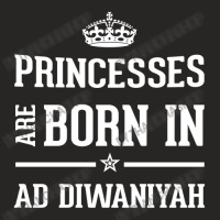 Princesses Are Born In Ad Diwaniyah Cool Gift Ladies Fitted T-shirt | Artistshot