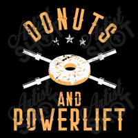 Donuts And Powerlift T Shirt V-neck Tee | Artistshot