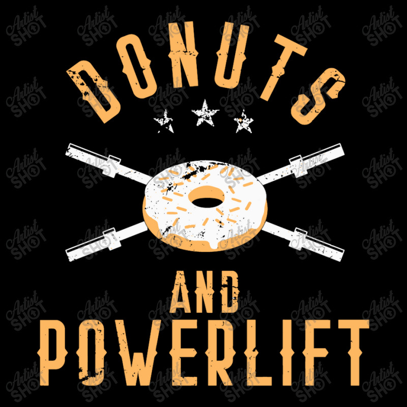 Donuts And Powerlift T Shirt Zipper Hoodie | Artistshot