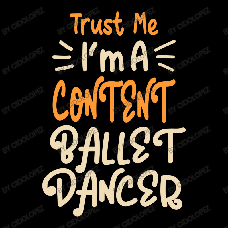 I'm A Content Ballet Dancer V-neck Tee | Artistshot