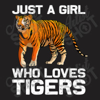 Funny Tiger Girl Design Kids Women Mom Tiger Love Wildlife T-shirt | Artistshot