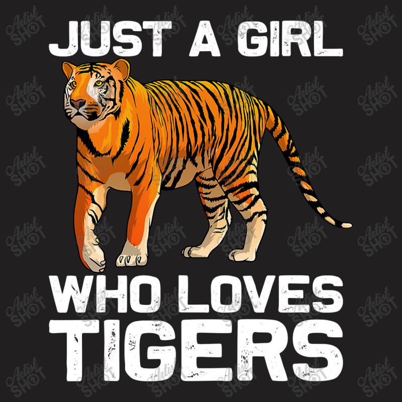 Funny Tiger Girl Design Kids Women Mom Tiger Love Wildlife T-shirt | Artistshot