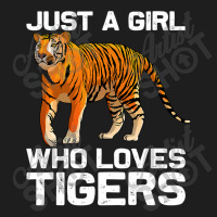 Funny Tiger Girl Design Kids Women Mom Tiger Love Wildlife Classic T-shirt | Artistshot