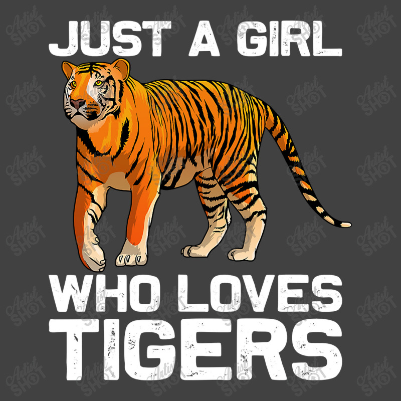 Funny Tiger Girl Design Kids Women Mom Tiger Love Wildlife Vintage T-shirt | Artistshot