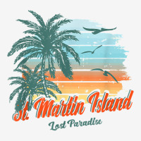 St. Martin Island Beach Shirt Lost Paradise Adjustable Cap | Artistshot