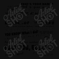 Funny What's Your Name Design Rear Car Mat | Artistshot