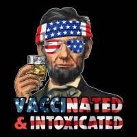 Drinking Abe Lincoln 4th Of July Vaccinated & Intoxicated T Shirt Youth Jogger | Artistshot