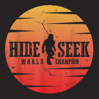 Hide And Seek World Champion   Funny Big T Shirt Vintage Cap | Artistshot