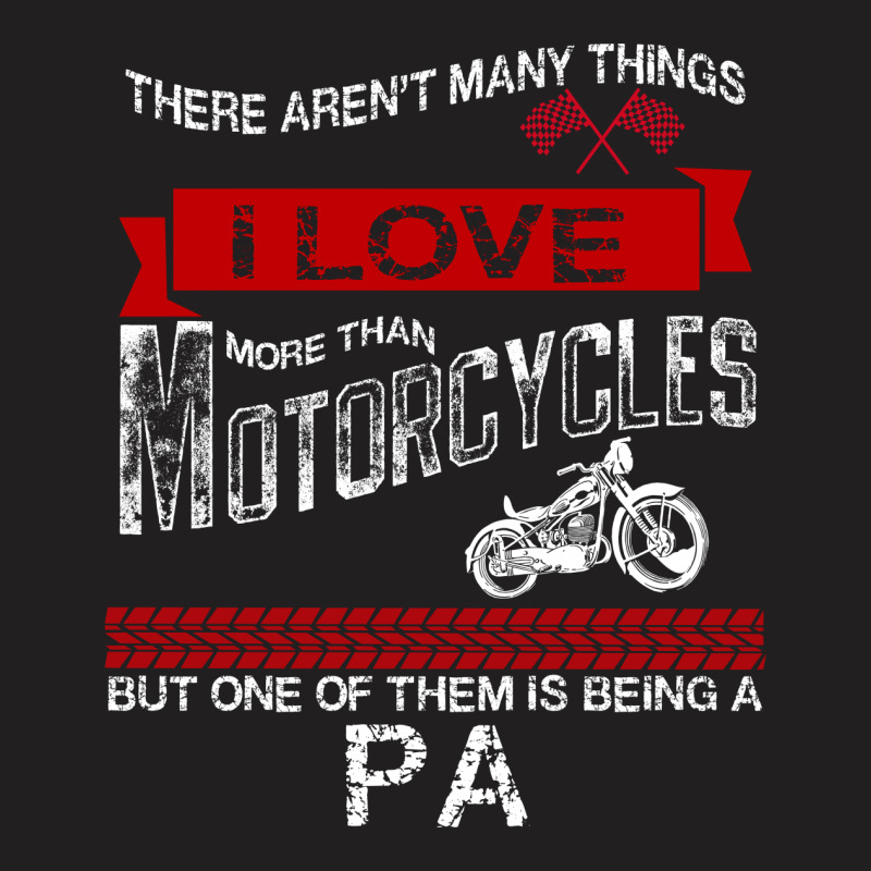 This Pa Loves Motorcycles T-shirt | Artistshot