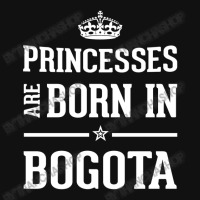 Princesses Are Born In Bogota Cool Gift Baby Bibs | Artistshot