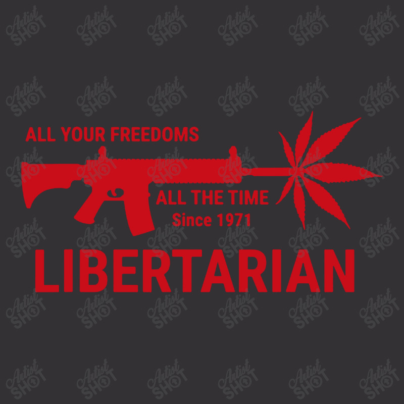 Libertarian Vintage Hoodie | Artistshot