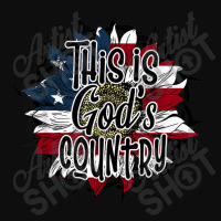 This Is God's Usa Country American Flag Sunflower Birthday Crop Top | Artistshot