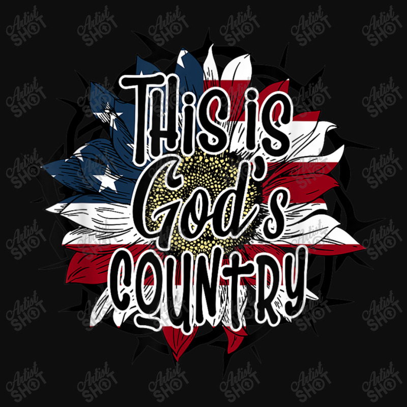 This Is God's Usa Country American Flag Sunflower Birthday Crop Top by Aria-Proctor | Artistshot