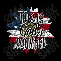 This Is God's Usa Country American Flag Sunflower Birthday Cropped Hoodie | Artistshot