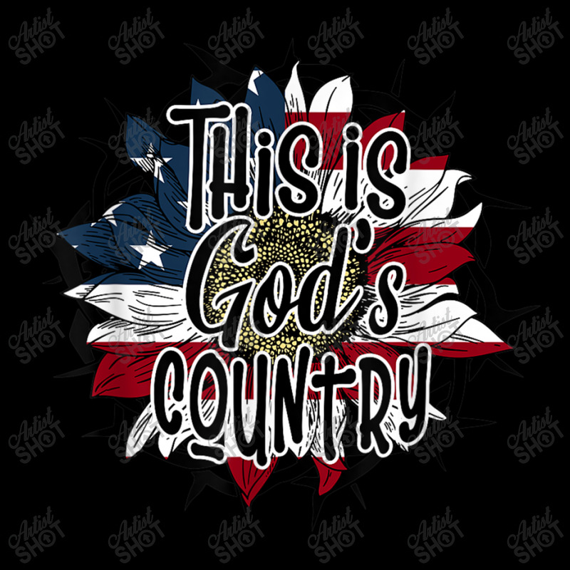 This Is God's Usa Country American Flag Sunflower Birthday Cropped Sweater by Aria-Proctor | Artistshot