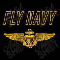 Fly Navy Cropped Hoodie | Artistshot