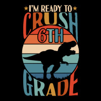 Back To School T Shirti'm Ready To Crush 6th Grade Back To School Dino Pocket T-shirt | Artistshot