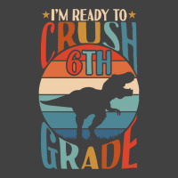 Back To School T Shirti'm Ready To Crush 6th Grade Back To School Dino Vintage T-shirt | Artistshot