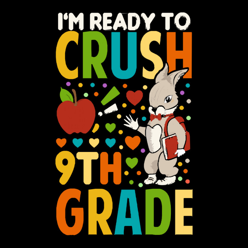 Back To School T Shirti'm Ready To Crush 9th Grade Back To School Funn V-neck Tee | Artistshot