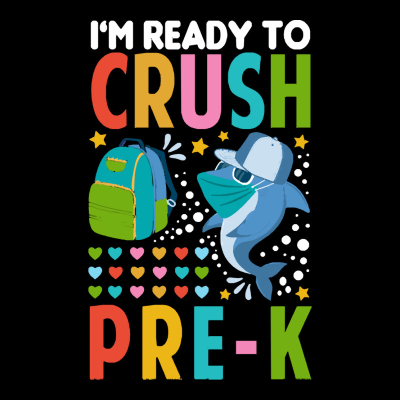 Back To School T Shirti'm Ready To Crush Pre K Shark Back To School T Pocket T-shirt | Artistshot