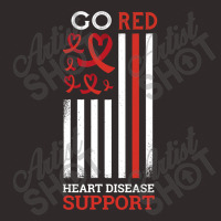 Go Red Heart Disease Support Heart Disease Awareness Gifts Racerback Tank | Artistshot