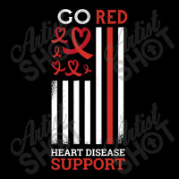 Go Red Heart Disease Support Heart Disease Awareness Gifts Women's V-neck T-shirt | Artistshot