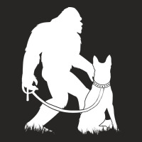 Belgian Malinois T Shirtbigfoot Walking Belgian Malinois T Shirt Ladies Fitted T-shirt | Artistshot