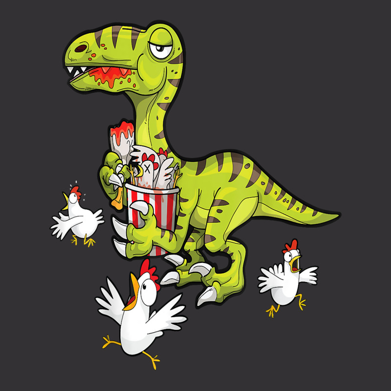 Velociraptor Dinosaurs Love Fried Chicken T Shirt Vintage Hoodie | Artistshot