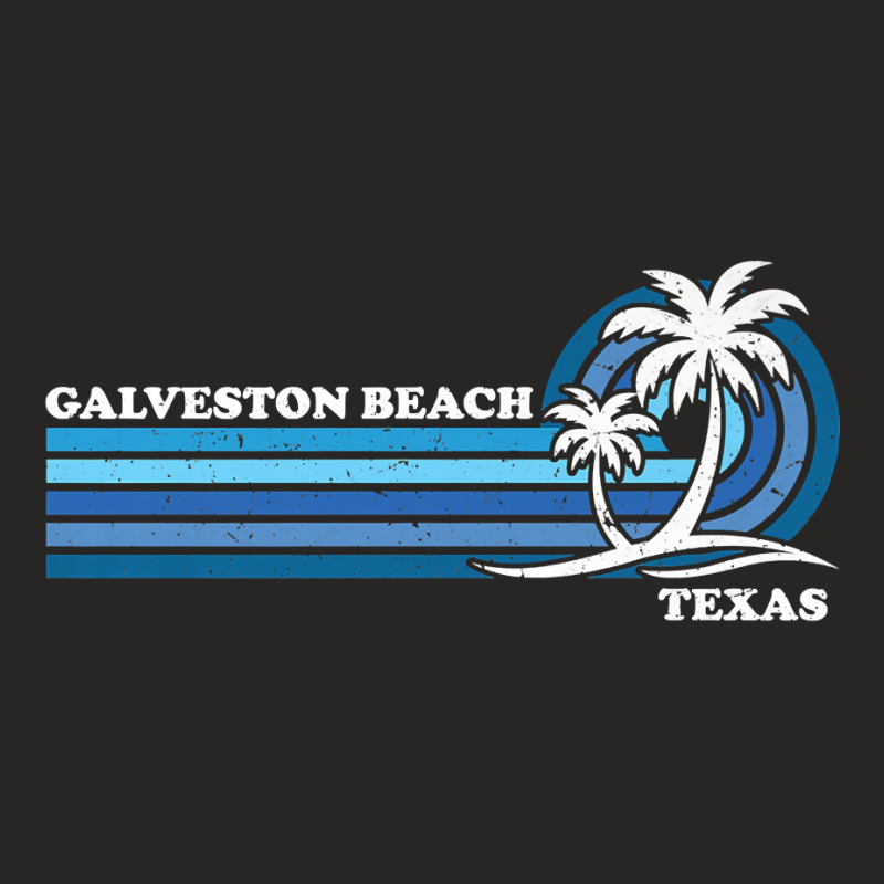 Retro Vintage Family Vacation Texas Galveston Beach Premium T Shirt Ladies Fitted T-Shirt by evansjalayia | Artistshot