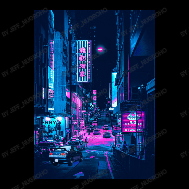 Hongkong Neon Synthwave Adjustable Cap by Jeff_Nugroho | Artistshot