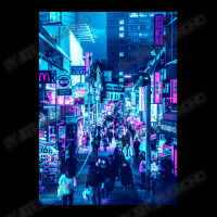 Tokyo Neon Night Synthwave Adjustable Cap | Artistshot