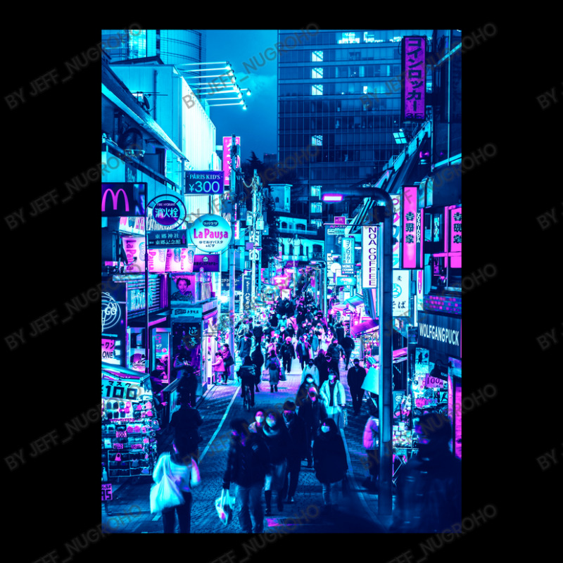 Tokyo Neon Night Synthwave Adjustable Cap by Jeff_Nugroho | Artistshot