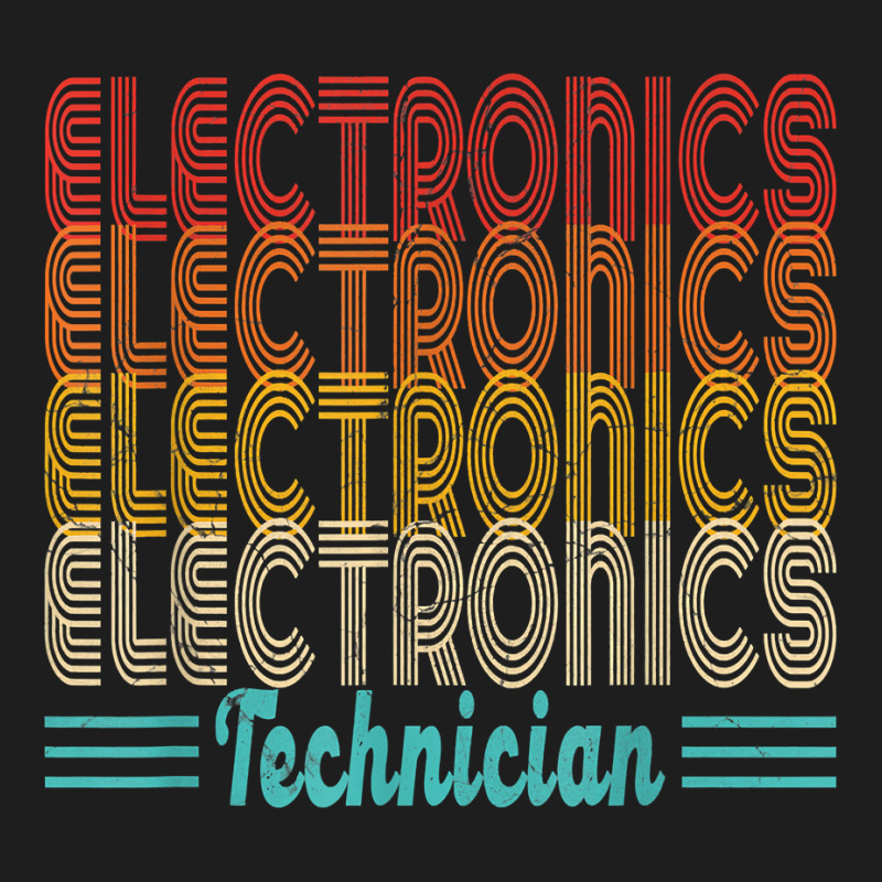 Vintage Electronics Technician Electrical Engineer Tech T Shirt Classic T-shirt by FavorRoh | Artistshot