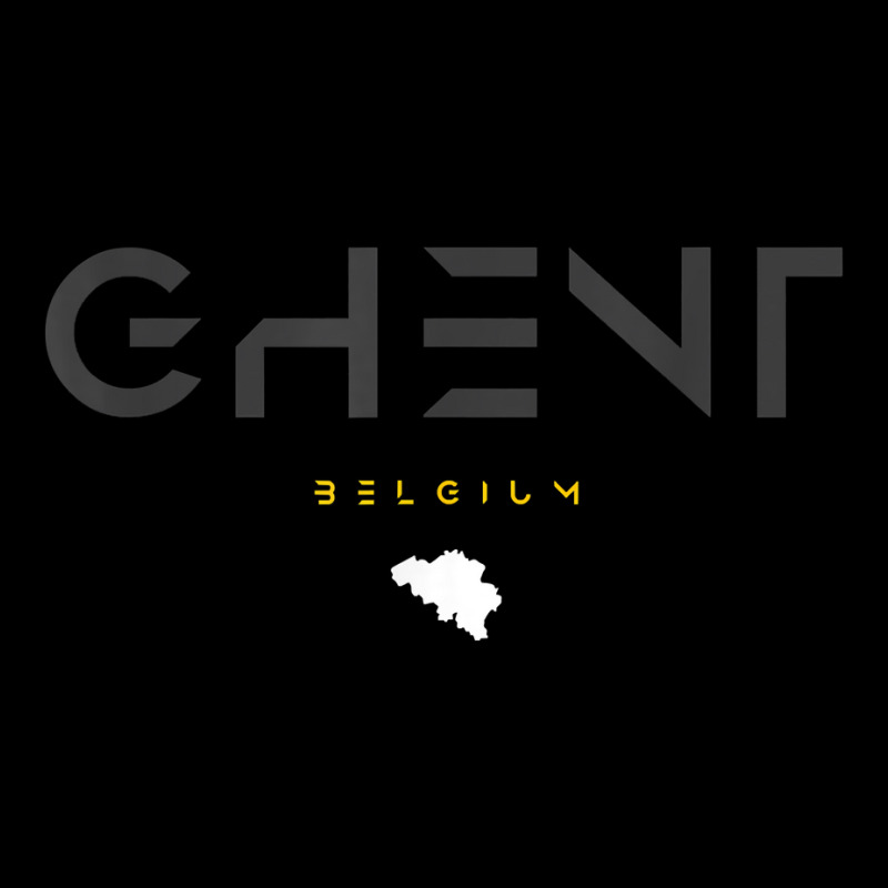 Ghent Belgium Tonal Type T Shirt Cropped Sweater by gehriglyssy | Artistshot