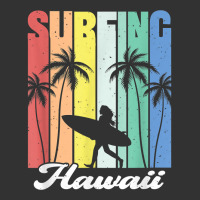 Surfing Hawaii Hawaiian Island Surfer Girl Palm Tree Rainbow T Shirt Baby Bodysuit | Artistshot