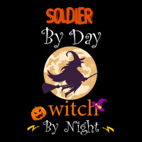 Halloween Soldier Gift T  Shirt Soldier By Day Witch By Night, Soldier Pocket T-shirt | Artistshot