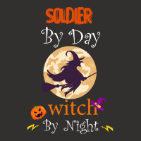 Halloween Soldier Gift T  Shirt Soldier By Day Witch By Night, Soldier Champion Hoodie | Artistshot