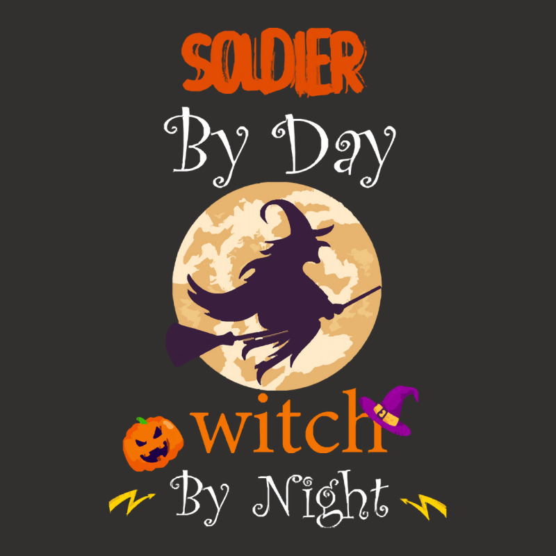 Halloween Soldier Gift T  Shirt Soldier By Day Witch By Night, Soldier Champion Hoodie | Artistshot