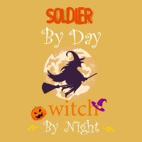 Halloween Soldier Gift T  Shirt Soldier By Day Witch By Night, Soldier Vintage Hoodie And Short Set | Artistshot