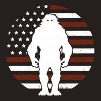 Bigfoot T Shirtbigfoot American Flag Flag 4th Of July T Shirt Tank Top | Artistshot