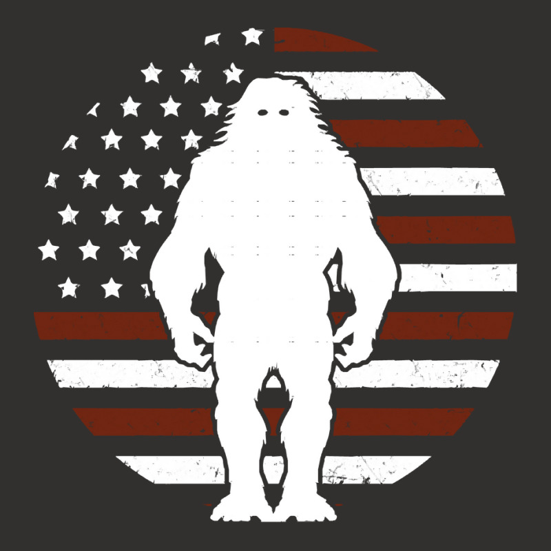 Bigfoot T Shirtbigfoot American Flag Flag 4th Of July T Shirt Champion Hoodie | Artistshot