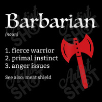 Barbarian Class Definition Dungeons And Rpg Dragons Lover Gifts Kids Cap | Artistshot